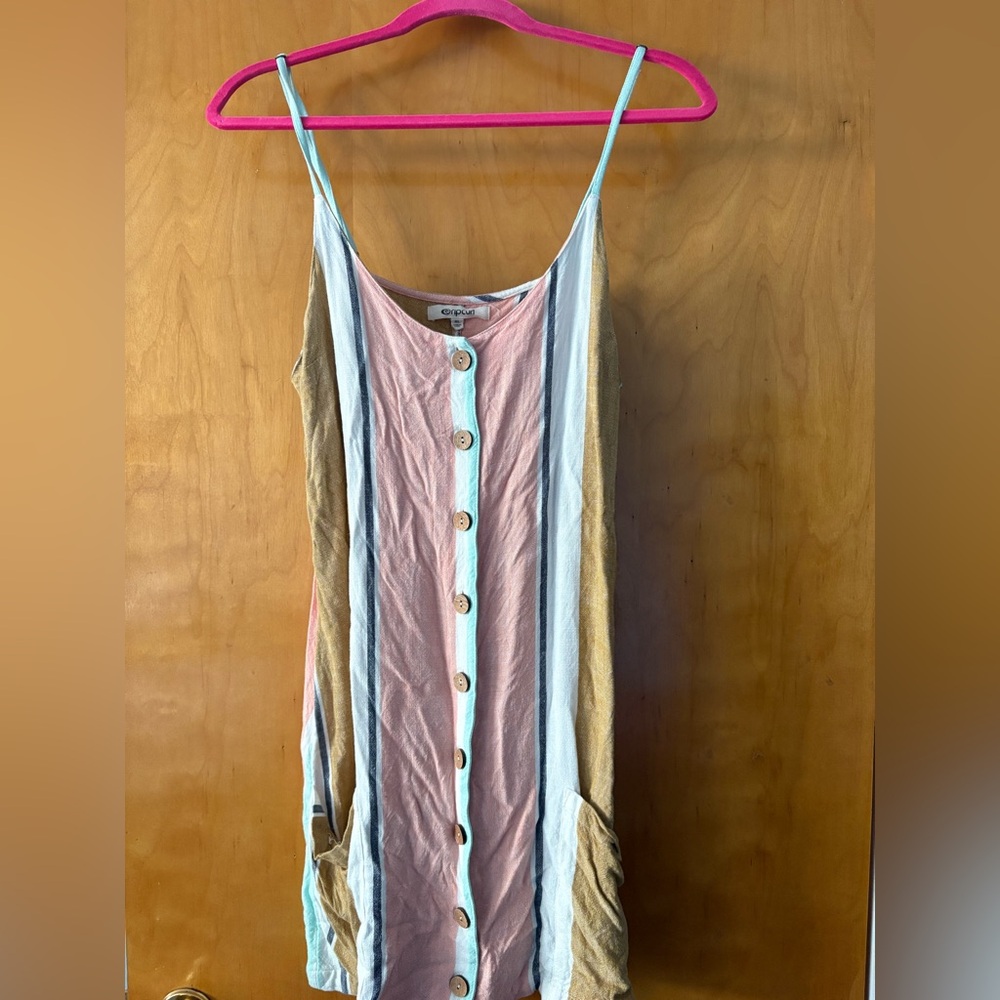 Rip Curl Striped Sleeveless Dress